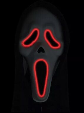Light-Up Ghost Face
